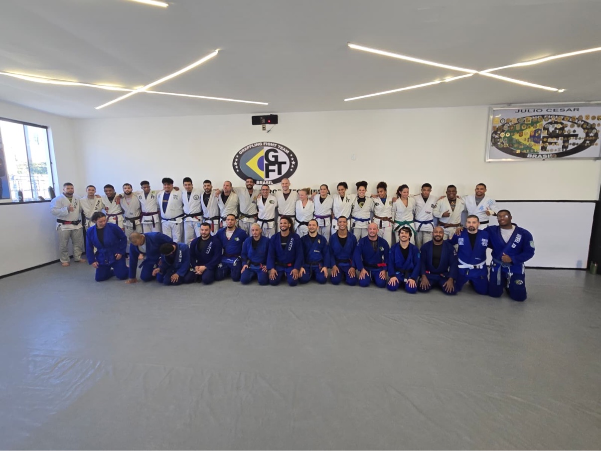 OSS Rio Tour group with the GFTeam Brasil team in Rio de Janeiro