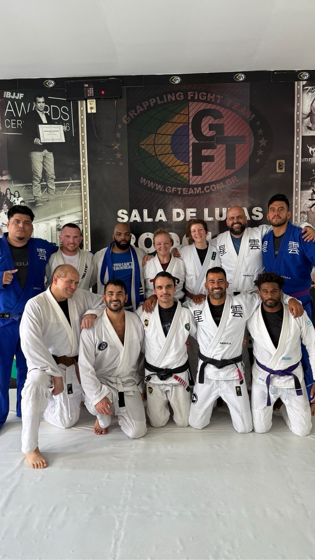 OSS Rio Tour group at GFTeam headquarters in Rio de Janeiro